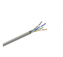 Кабель витая пара CORDLINE U/UTP 5е Cu 4х2х0,51 PVC IN PROF серый 305м