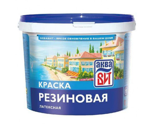 Краска ВД-АК-104 Аквавит резиновая кр.-кор.2,2кг (ведро)