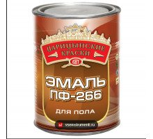 Эмаль ВИТЕКО** ПФ 266 0,8 кг д/пола красно-коричневая