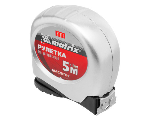 ⭐️⭐️⭐️ ▷【Рулетка Magnetic, 5 м х 19 мм, магнитный зацеп// Matrix】, 03. РУЧНОЙ ИНСТРУМЕНТ