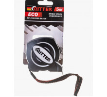 Рулетка измерительная Ritter Eco 5х25 мм (упрочненное полотно с нейлоновым покрытием, обрезин. уда