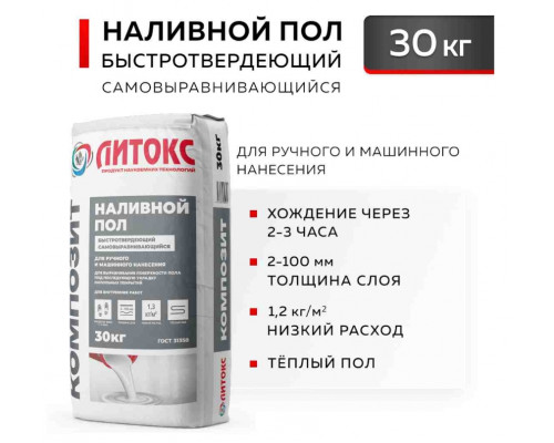 КОМПОЗИТ быстротвердеющий наливной пол (30/50)
