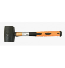 Киянка Bohrer 680 г. рукоятка фибергласс с резиновым покрытием (круглый боек, черная резина)