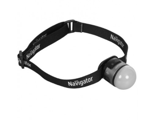 Фонарь светодиодный NPT-H47-ACCU 1 LED, 3 Вт + 1 COB, 1 Вт налобный аккумуляторный