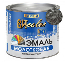 Эмаль с молотковым эффектом 2,4 кг Вишнёвая